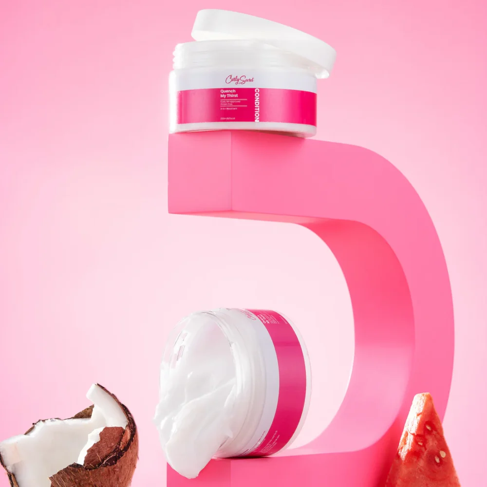 CURLY SECRET Drėkinamasis kremas‑kaukė