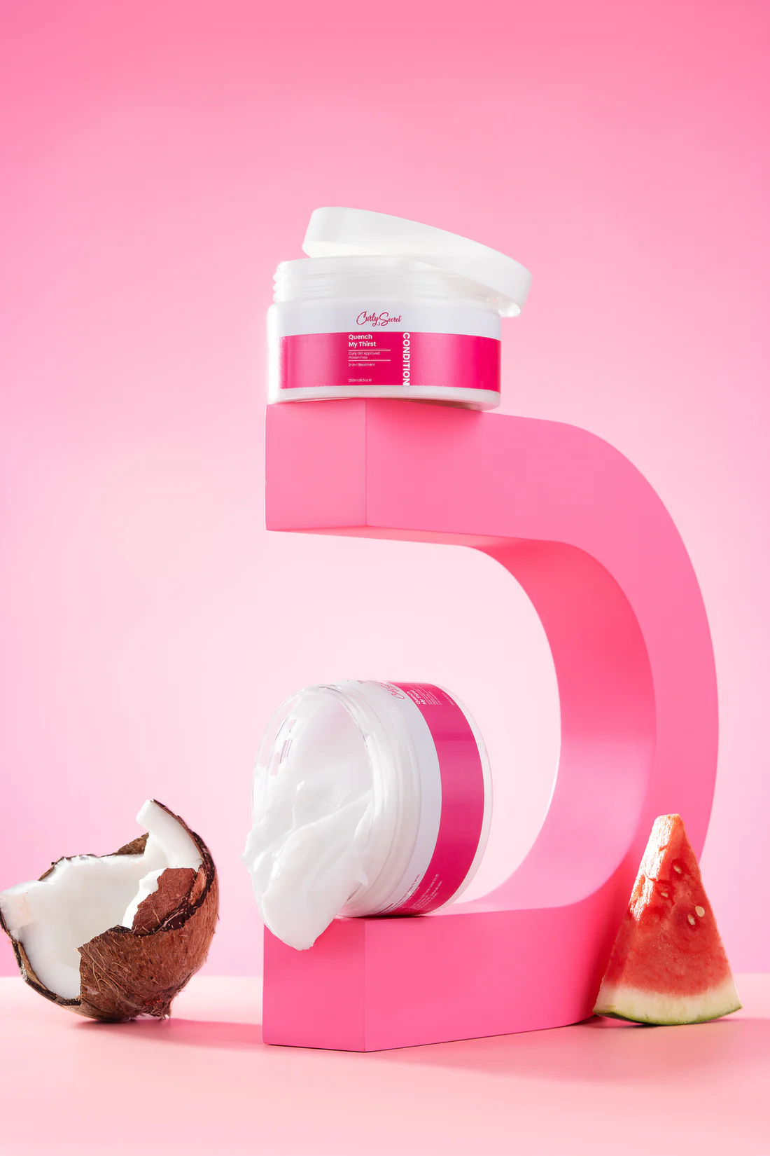 CURLY SECRET Drėkinamasis kremas‑kaukė